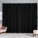 Ver imagem 1 de Cortina Blackout Tecido 3.00m X 2.70m para Trilho Suíço Sala Quarto:preto