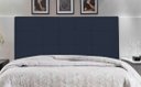 Ver imagem 3 de Cabeceira Estofada Box Solteiro Encosto para Cama Maveric 94x126 Azul Marinho