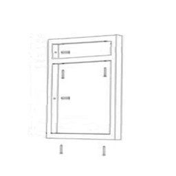 2 Suportes Duplo Estilo Industrial P/prateleiras 43cm X 34cm - 2