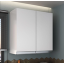 Ver imagem 2 de Armário Aéreo Andréia 80cm 2 Portas Branco - Ajl Moveis