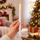 Ver imagem 2 de Jogo Velas Leds Enfeite Natal Decoração de 27,5cm 6 Peças