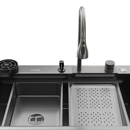 Cuba Cozinha Gourmet Miami Nano Black Aço Inox 304 Goldenx - 11