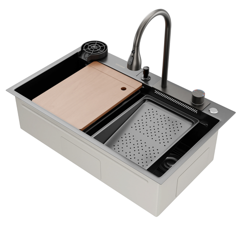 Cuba Cozinha Gourmet Miami Nano Black Aço Inox 304 Goldenx