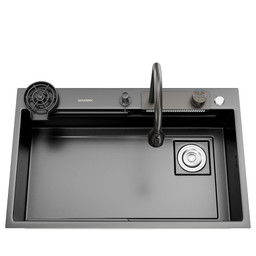 Cuba Cozinha Gourmet Miami Nano Black Aço Inox 304 Goldenx - 3