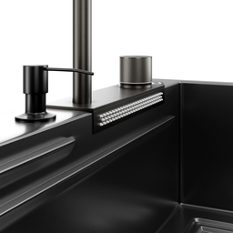 Cuba Cozinha Gourmet Miami Nano Black Aço Inox 304 Goldenx - 4