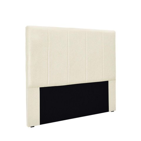 Cabeceira Cama Box King 195 Cm Arizona Linho S04 - D'Rossi Cor Natural