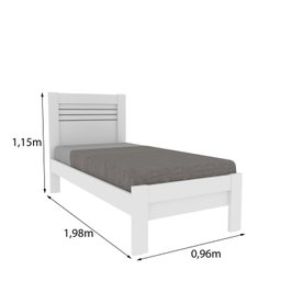 Cama Infantil 100% Mdf Harmonia Espresso Móveis - 3