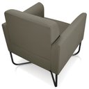 Ver mais imagens de Poltrona Decorativa Isabella Base X Suede Nude/Preto - Gran Belo