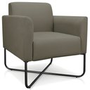 Ver imagem 6 de Poltrona Decorativa Isabella Base X Suede Nude/Preto - Gran Belo
