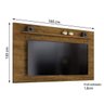 Painel para TV até 65 Polegadas 1 Prateleira Brize Mavaular - 3