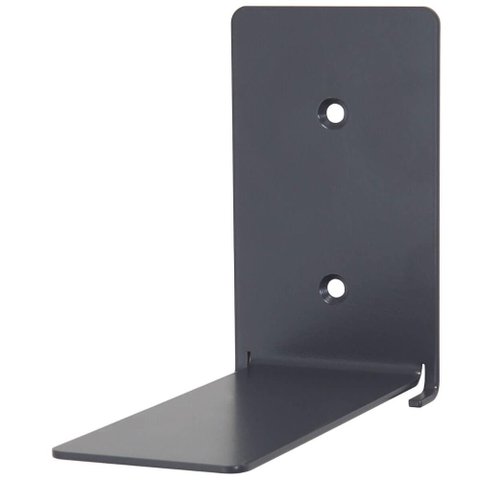 Porta Livros de Parede Cinza 6x13cm Organizador Oculto Expositor Masutti