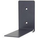 Ver imagem 1 de Porta Livros de Parede Cinza 6x13cm Organizador Oculto Expositor Masutti