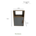 Ver mais imagens de Mesa de Cabeceira Londres - 100% Mdf Premium