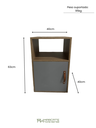Ver mais imagens de Mesa de Cabeceira Londres - 100% Mdf Premium