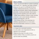 Ver mais imagens de Kit 2 Poltronas Giratória Veludo Premium Base Madeira Maciça Maya