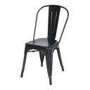 Ver imagem 2 de Cadeira Tolix Iron Design Aço Industrial Sala Cozinha Jantar Bar Preto Brilhante
