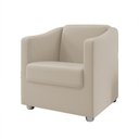 Ver imagem 4 de Kit 2 Poltronas Decorativa Ana Suede Pés Cromado - Pallazio Azul Marinho