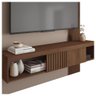 Painel para Tv até 55 Polegadas Marrom Moon Caemmun - 6