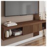 Painel para Tv até 55 Polegadas Marrom Moon Caemmun - 5