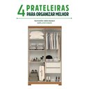 Ver imagem 5 de Guarda Roupa Solteiro Canadá 4 Portas 100% MDF Linhamobília ACP Móveis Cinamomo