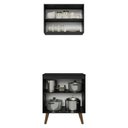 Ver imagem 4 de Kit de Cozinha com Armário Aéreo e Balcão 70 cm Preto Pieta Madesa