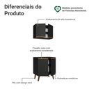 Ver imagem 3 de Kit de Cozinha com Armário Aéreo e Balcão 70 cm Preto Pieta Madesa