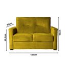 Ver imagem 4 de Sofá 2 Lugares Pequeno Alice e Porta Controle Herreiro Cores Cor:amarelo