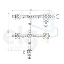 Ver imagem 5 de Suporte Articulado 4 Monitores 15 a 27 com Base Morsa F160nd4 Elg