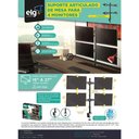 Ver imagem 2 de Suporte Articulado 4 Monitores 15 a 27 com Base Morsa F160nd4 Elg