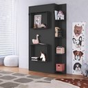 Ver imagem 4 de Cama de Solteiro Articulada com Estante para Colchão 188x78cm Multimóveis Cr40140 Grafite