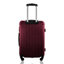 Ver imagem 4 de Mala de Viagem Média 23kg Despachada Rígida Rodas 360º Cadeado de Segredo Gladiador A2m:cereja