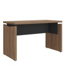 Ver imagem 2 de Mesa para Escritório Pequena Tamburato Mdp Nogal/preto