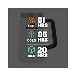 Caneca Térmica de Cerveja Stanley 709 ml até 5 Horas Gelado Branca - 3 Caneca Térmica de Cerveja Stanley 709 ml até 5 Horas Gelado Branca - 3