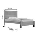 Ver imagem 2 de Cama Solteiro Ripada Primícia Plus - D Doro Cinamomo/ripado