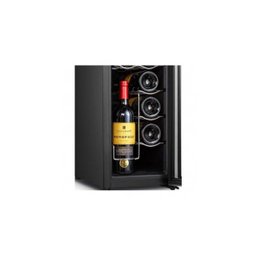 Adega Olimpia 12 Garrafas Bibendum Preta - Bivolt - 4