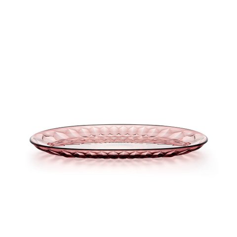 Bandeja de Servir Oval Large em Bio Plástico Não Fóssil 45cm-vanity-terra - Mauve-guzzini