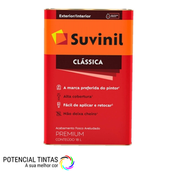Latex Suvinil Classico Branca 18l - 1