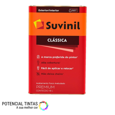 Latex Suvinil Classico Branca 18l