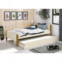 Ver imagem 2 de Cama Babá Solteiro com Auxiliar Simba Areia Fosco com Madeira - Reller