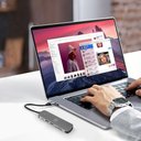 Ver imagem 2 de Adaptador Multifuncional 6 em 1 - Hdmi / Usb-c / Hub Usb 3.0 - Gshield