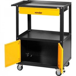 Carrinho para Ferramentas Desmontável Semifechado com 1 Gaveta Vonder - 9