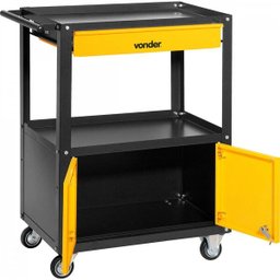 Carrinho para Ferramentas Desmontável Semifechado com 1 Gaveta Vonder - 7