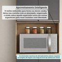 Ver imagem 7 de Cozinha Compacta Modulada 4 Peças 11 Portas e Tampo 100% MDF Frisado Itália Yescasa Cinza/Amêndoa/Chumbo