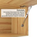 Ver mais imagens de Cozinha Compacta Modulada 4 Peças 11 Portas e Tampo 100% MDF Frisado Itália Yescasa Cinza/Amêndoa/Chumbo