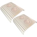Ver imagem 1 de Kit 02 Esteiras para Sofá Braço Porta Copo Alumínio S01 Flexível Nude - Inoviza