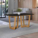 Ver imagem 6 de Conjunto Sala de Jantar Lina em Madeira Maciça 6 Cadeiras Boucle Bege