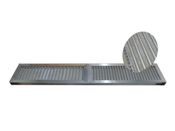 GRELHA ALUMINIO C/TELA JJM 15X100 - 1