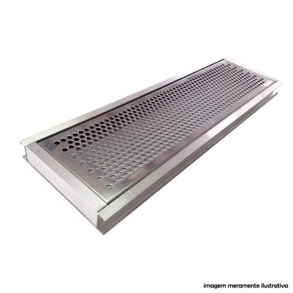 GRELHA INOX PERFURADA JJM 20X40 - 1