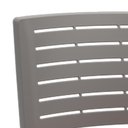 Ver imagem 6 de Cadeira Empilhável Fixa Escritório Multiuso Base Preta Kimi P03 Basalto - Lyam Decor