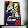 Quadro Decorativo Pablo Picasso Marie Therese:60x40 cm/PRETA - 5
